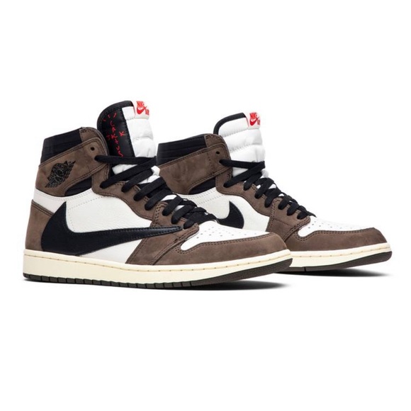 Travis Scott x Air Jordan 1 Retro High OG 'Mocha' - Picture 5 of 7